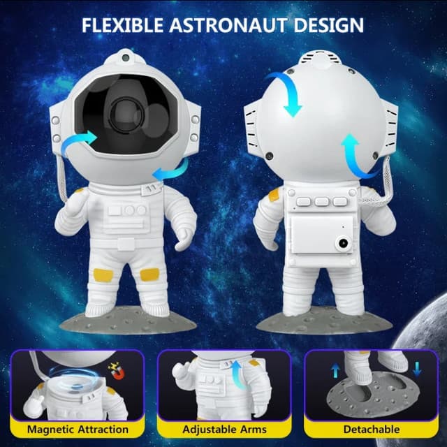 Astronaut Star Light Projector
🌌 চমৎকার গ্যালাক্সি